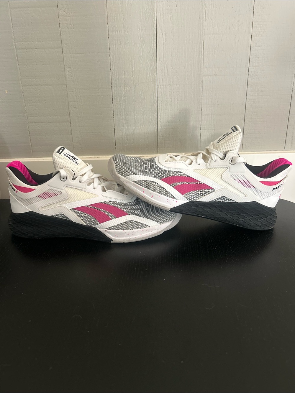 Reebok Nano X CrossFit Shoes Womens Size 9.5 White Pink Training Sneaker